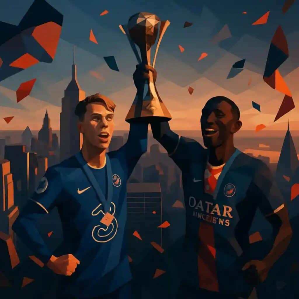 La Foto Épica de Palmer y Dembélé en Nueva York: Un Hito del Fútbol